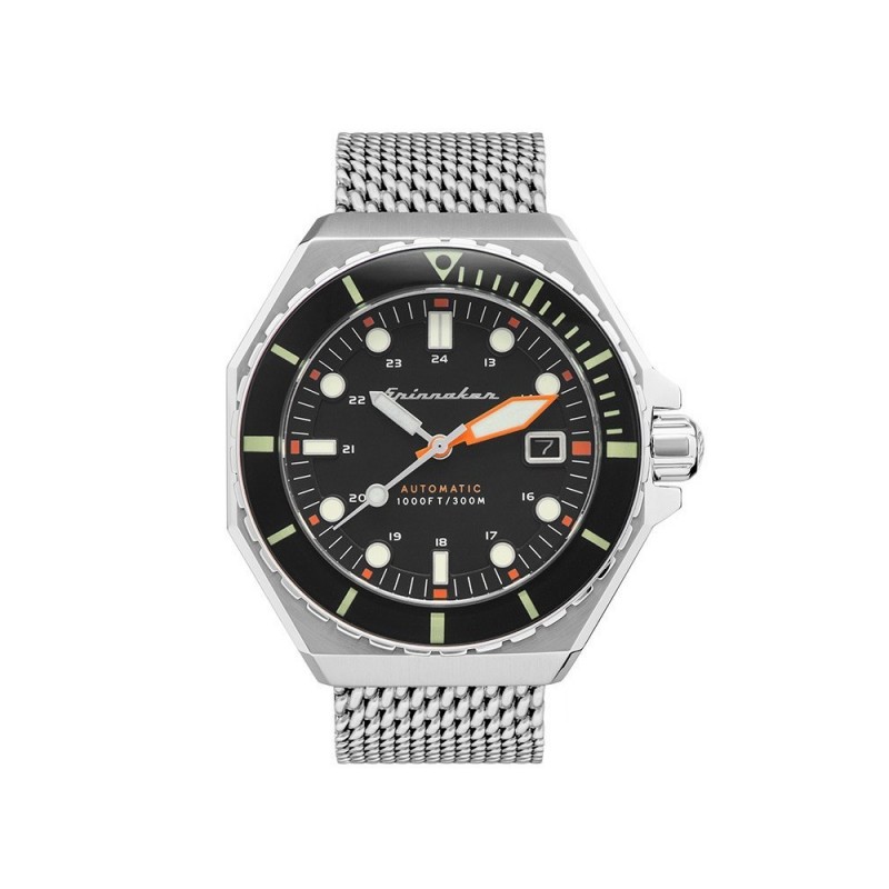 Spinnaker Montre Homme Automatique Dateur Dumas Cadran Gris Bracelet Acier-SP-5081-99 Spinnaker Montre Homme Automatique Dateur Dumas Cadran Gris Bracelet Acier-SP-5081-99