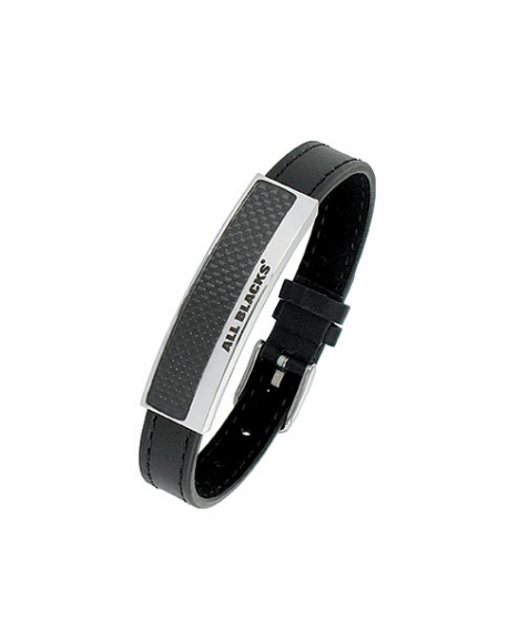 All blacks Bracelet Homme Cuir Noir 682080