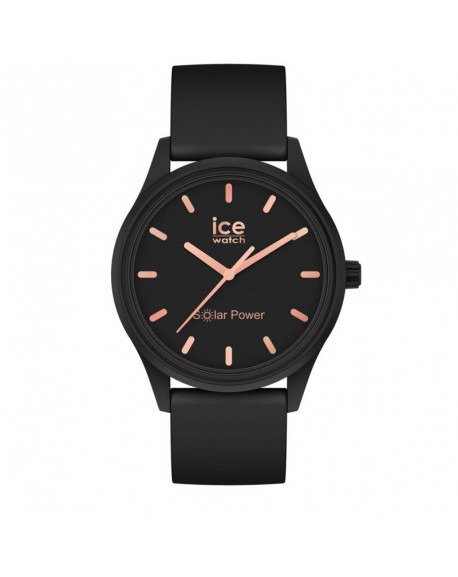 Ice Watch Solar Power Black Rose Gold Montre Femme Small 018476