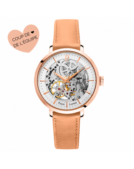 copy of Pierre Lannier Ligne Pure Montre Femme Acier Doré Milanais 051H528