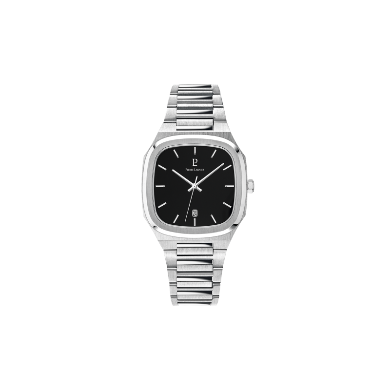 Pierre Lannier Contraste Homme Acier Fond Noir 261J131 Pierre Lannier Contraste Homme Acier Fond Noir 261J131