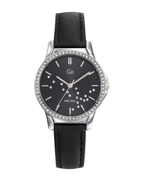 copy of Go Girl Montre Femme Acier Doré Cuir Noir 699296