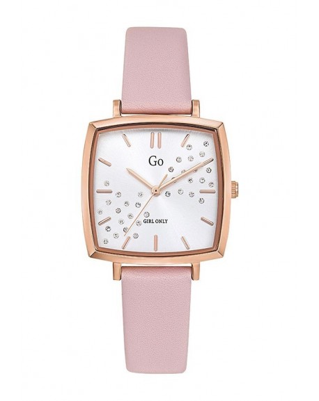 copy of Go Girl Montre Femme Acier Doré Cuir Noir 699296