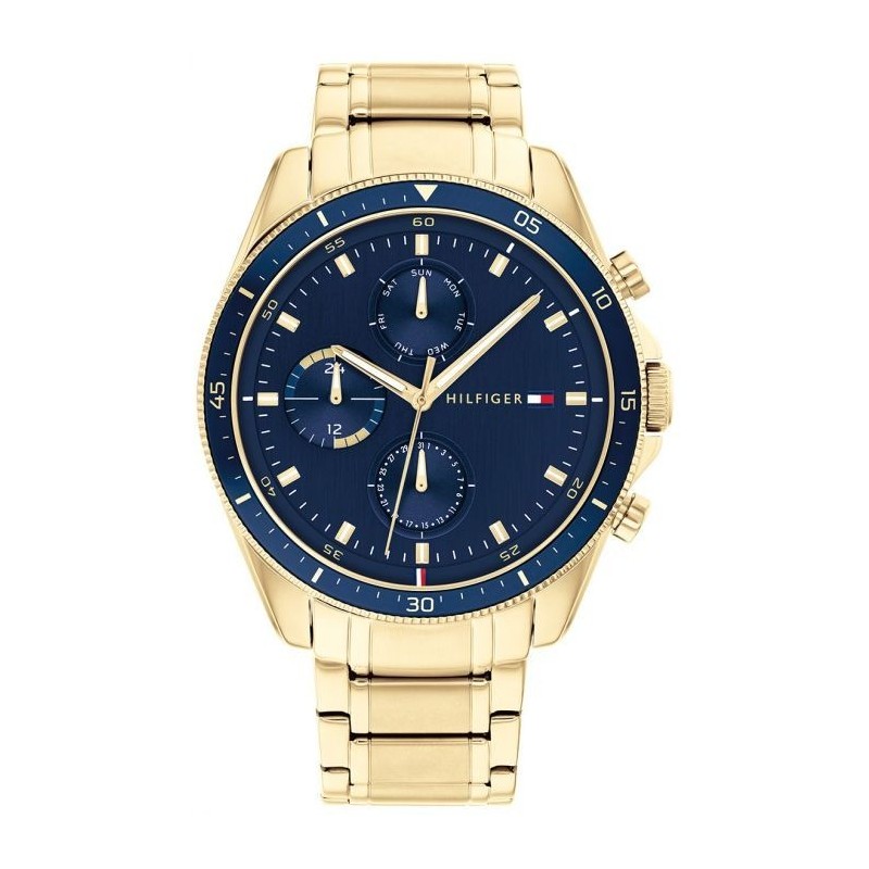 Tommy Hilfiger Parker Montre Homme Multifonction Acier Doré 1791834