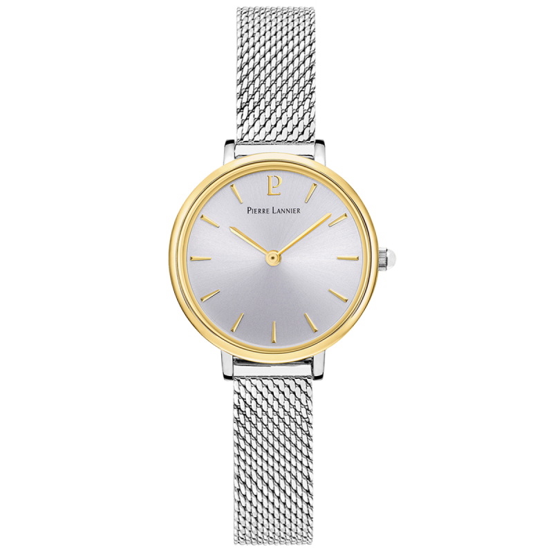 Pierre Lannier Nova Montre Femme Acier Milanais 014J728