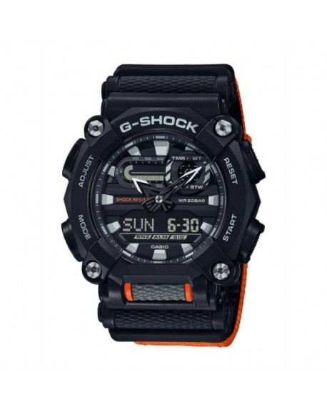 Casio G-Shock Montre Homme Tissu Orange GA-900C-1A4ER
