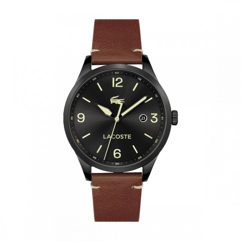 copy of Lacoste Moon Montre Homme Acier Cuir Noir 2011004