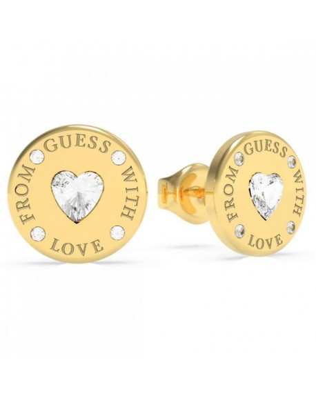 Guess From Guess With Love Boucle d'Oreille Acier Doré UBE70037