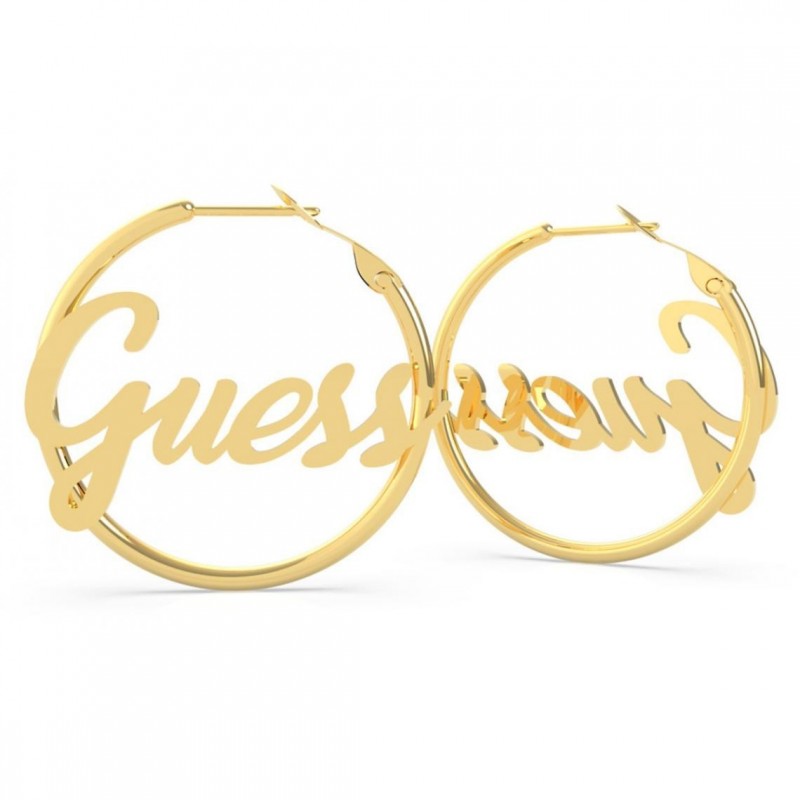 Guess Dream And Love Boucle d'Oreille Créoles Acier Doré UBE70131 Guess Dream And Love Boucle d'Oreille Créoles Acier Doré UBE70131