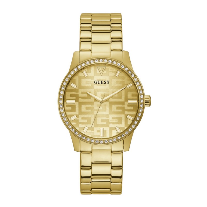 Guess G Check Montre Femme Acier Doré GW0292L2 Guess G Check Montre Femme Acier Doré GW0292L2
