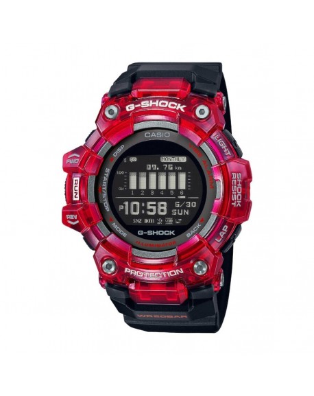 Casio G-Shock G-Squad Montre Homme Bluetooth Résine Rouge GBD-100SM-4A1ER