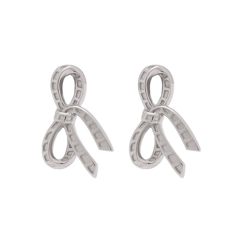 Olivia Burton Boucles D'Oreilles Femme Argent Nœud OBJVBE34