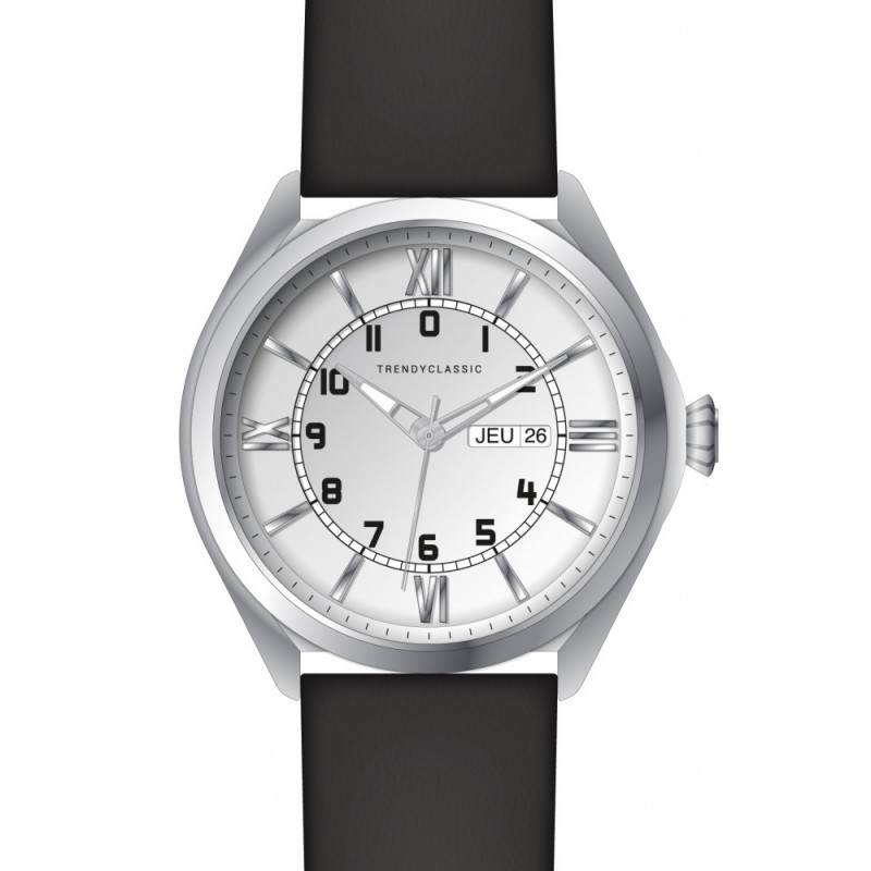 Montre Trendy Classic Homme Arthur Cuir Noir CC1057-03 Montre Trendy Classic Homme Arthur Cuir Noir CC1057-03