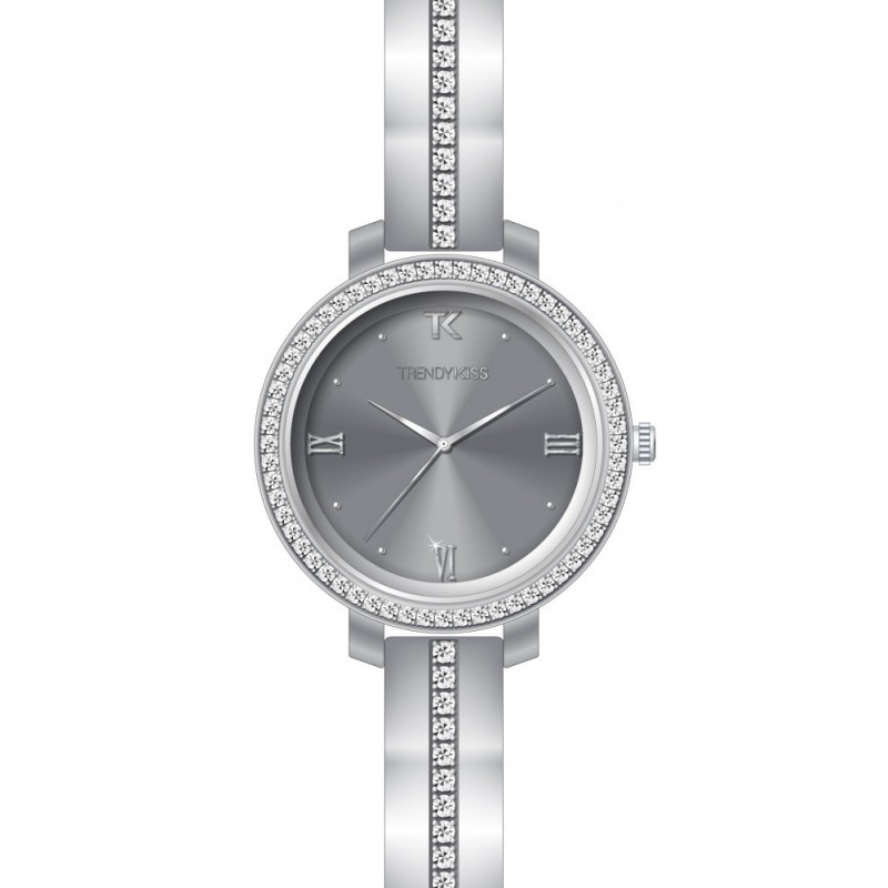 Montre Trendy Kiss Femme Suzanne Acier Et Strass TM10142-03 Montre Trendy Kiss Femme Suzanne Acier Et Strass TM10142-03