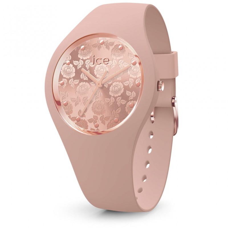 Ice Watch Flower Blush Chic Montre Femme Medium 019211 Ice Watch Flower Blush Chic Montre Femme Medium 019211