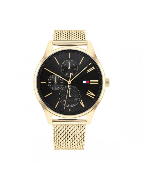 Tommy Hilfiger Damon Montre Homme Multifonction Acier Doré 1791848