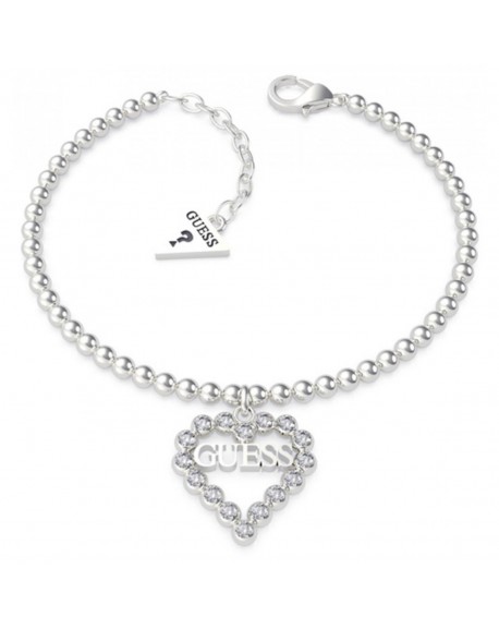 Guess Heart Romance Bracelet Femme Acier UBB70086-S