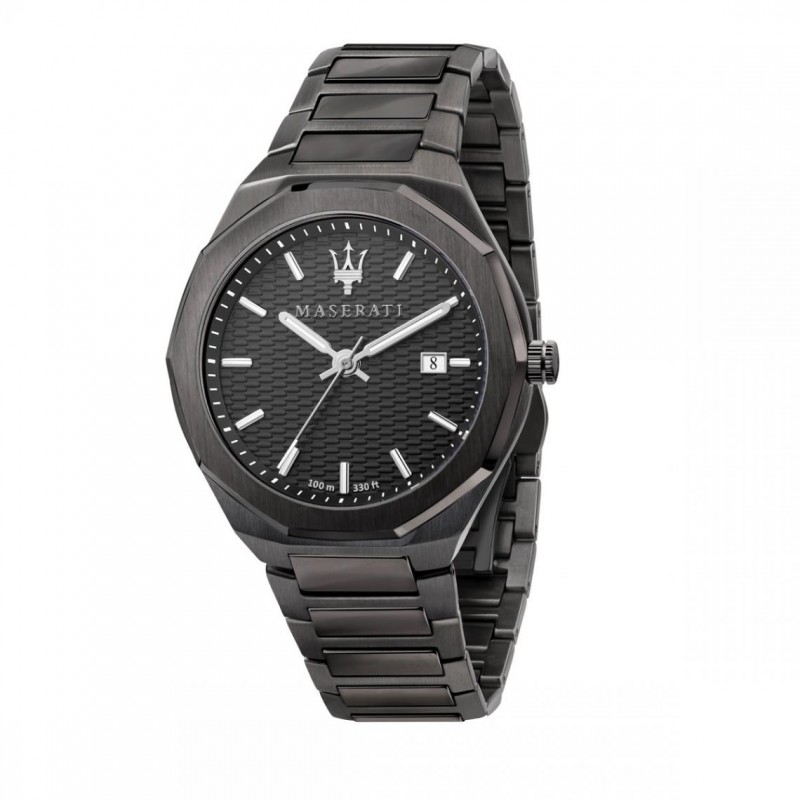 Maserati Stile Montre Homme Acier Noir R8853142001 Maserati Stile Montre Homme Acier Noir R8853142001
