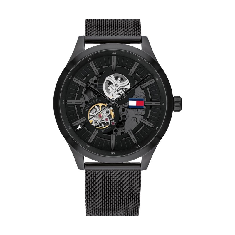 Tommy Hilfiger Spencer Montre Homme Automatic Acier Milanais 1791644 Tommy Hilfiger Spencer Montre Homme Automatic Acier Milanais 1791644