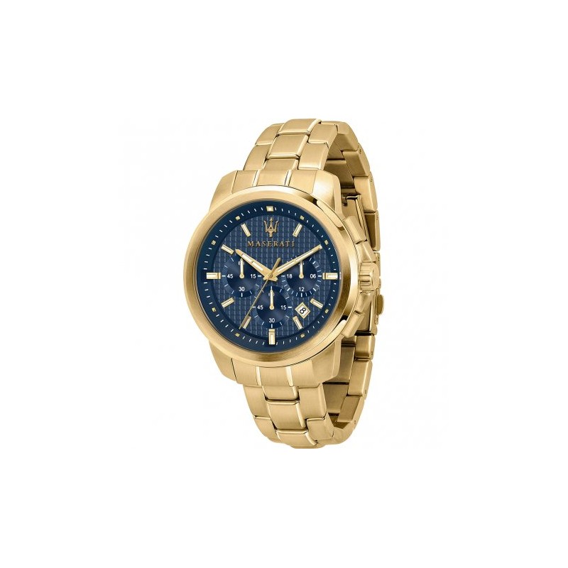 Maserati Montre Homme Successo Chronographe Acier Doré R8873621021