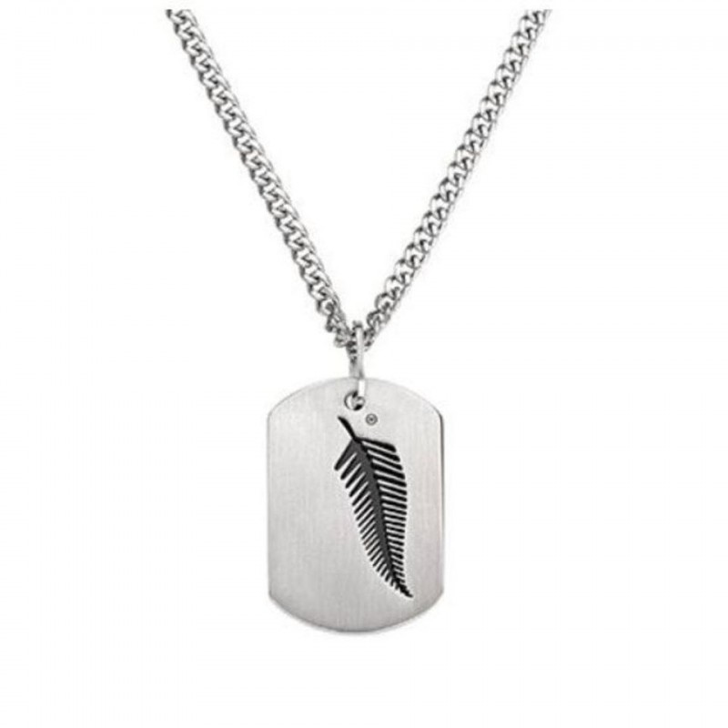 All blacks Collier Homme Acier 682176 All blacks Collier Homme Acier 682176