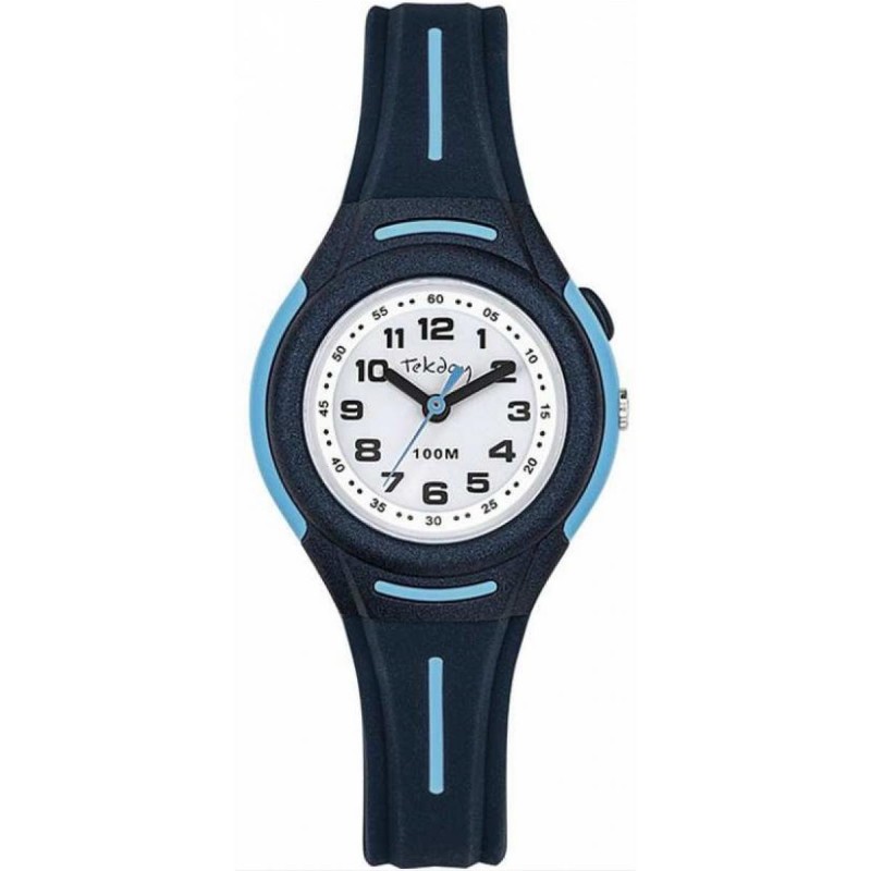 Tekday Montre Junior Silicone Bleu 654673