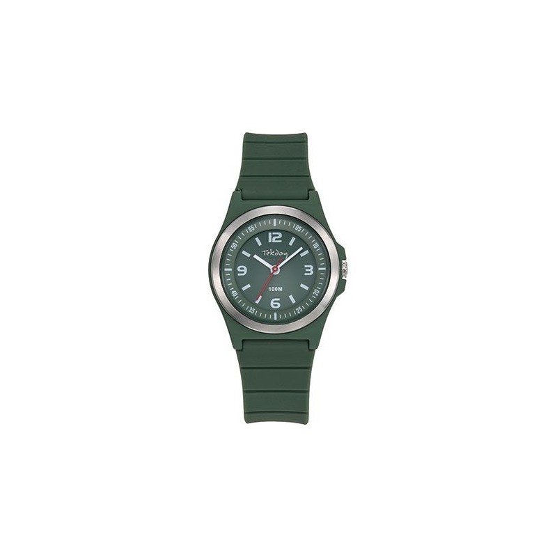 Tekday Montre Junior Silicone Vert 654712