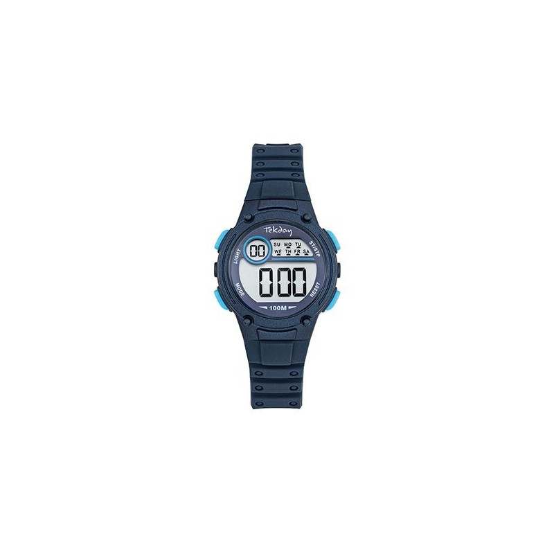 Tekday Montre Junior Silicone Bleu 654720