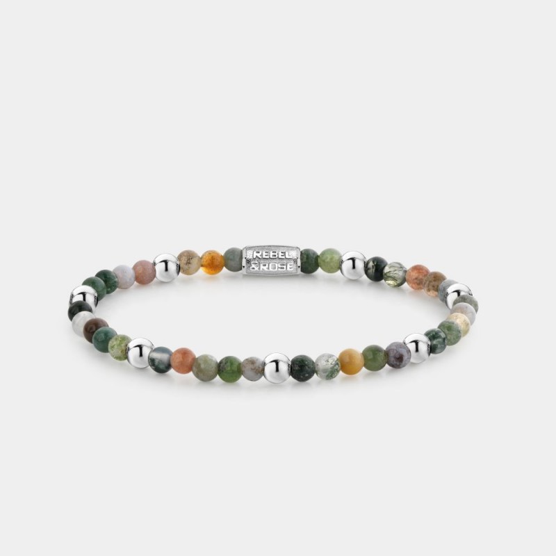 Rebel & Rose Indian Summer Bracelet Femme Pierres Précieuses RR-40084-S-S Rebel & Rose Indian Summer Bracelet Femme Pierres Précieuses RR-40084-S-S