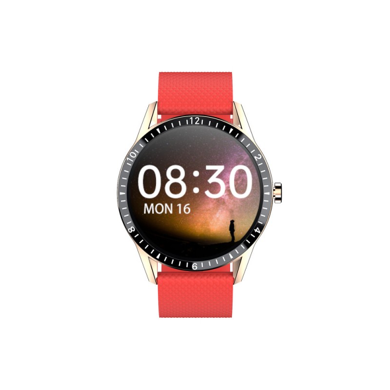Smarty Power Montre Mixte Connectée Silicone Rouge SW020C Smarty Power Montre Mixte Connectée Silicone Rouge SW020C