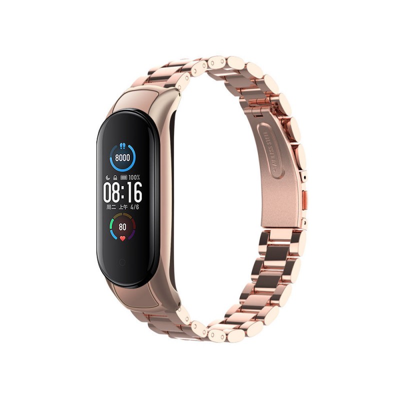 Smarty Fit Lux Steel Montre Mixte Connectée Acier Doré Rose SW012A3 Smarty Fit Lux Steel Montre Mixte Connectée Acier Doré Rose SW012A3
