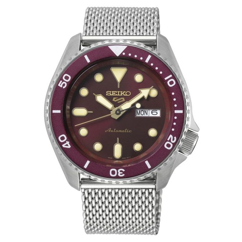 Seiko Montre Homme Automatique Acier Milanais SRPD69K1 Seiko Montre Homme Automatique Acier Milanais SRPD69K1
