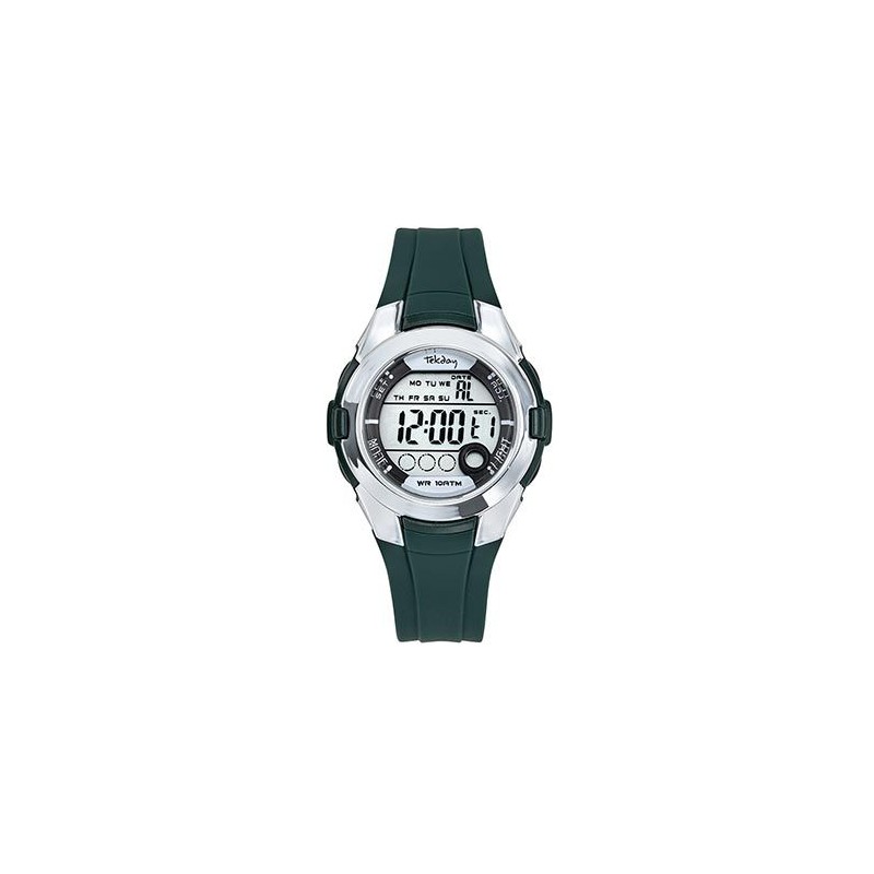 Tekday Montre Junior Silicone Vert 654735 Tekday Montre Junior Silicone Vert 654735