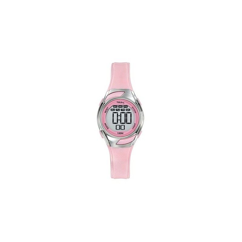 Tekday Montre Junior Silicone Rose 654748