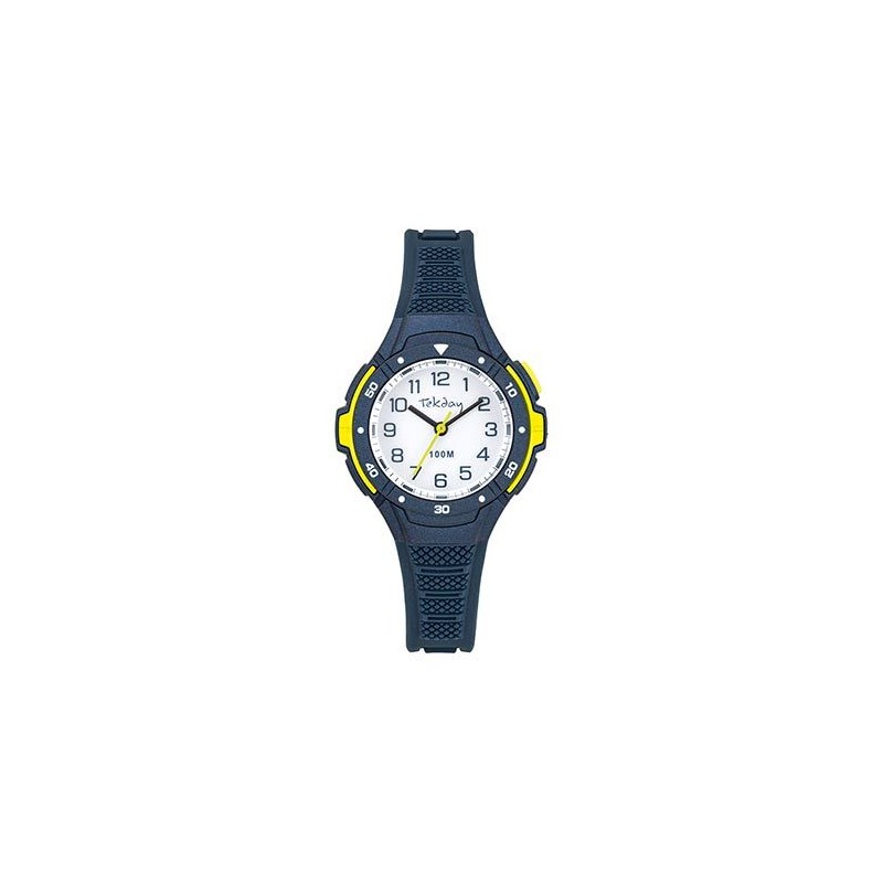 Tekday Montre Junior Silicone Bleu 654756 Tekday Montre Junior Silicone Bleu 654756