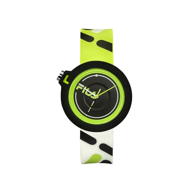 Fila Montre Mixte Analogique Bracelet Silicone Vert Et Blanc 38-6081-002 Fila Montre Mixte Analogique Bracelet Silicone Vert Et Blanc 38-6081-002