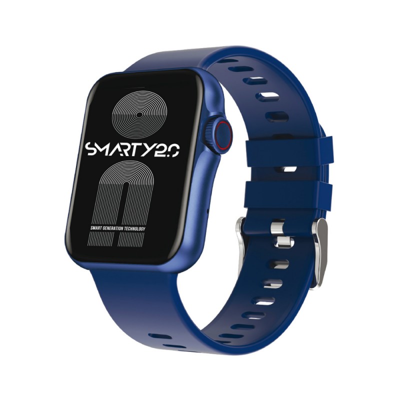 Smarty Standing Montre Mixte Connectée Silicone Bleu SW022C Smarty Standing Montre Mixte Connectée Silicone Bleu SW022C