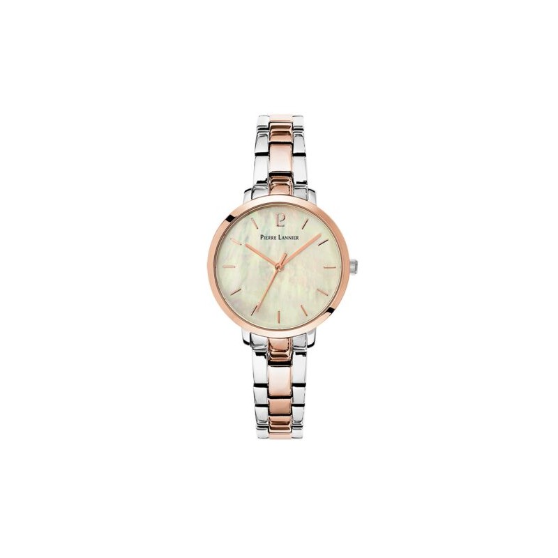 Pierre Lannier Aura Montre Femme Acier Bicolore 055M791 Pierre Lannier Aura Montre Femme Acier Bicolore 055M791