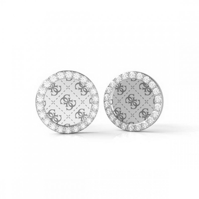 Guess Round Harmony Boucles D'Oreilles Acier JUBE01161JWRH Guess Round Harmony Boucles D'Oreilles Acier JUBE01161JWRH