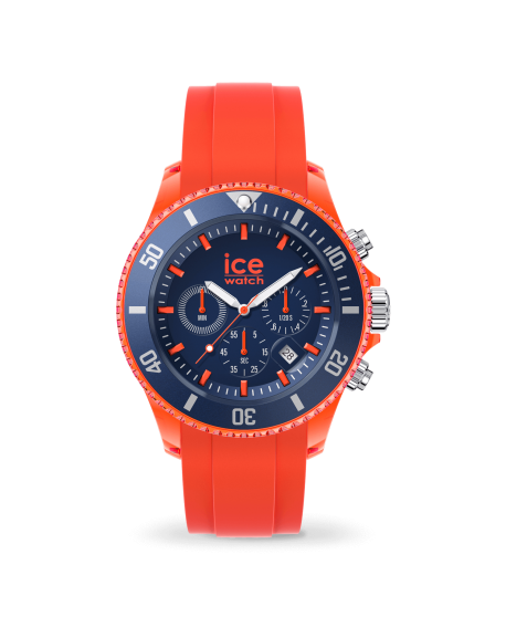 Ice Watch Orange Blue Montre Homme Chrono Extra Large 019845
