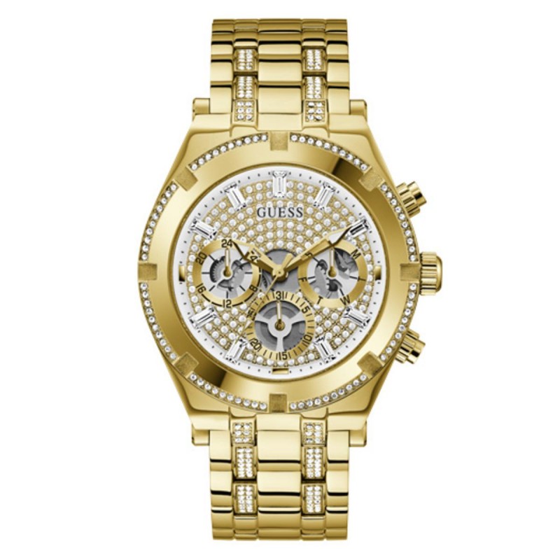 Guess Continental Montre Homme Acier Doré GW0261G2 Guess Continental Montre Homme Acier Doré GW0261G2