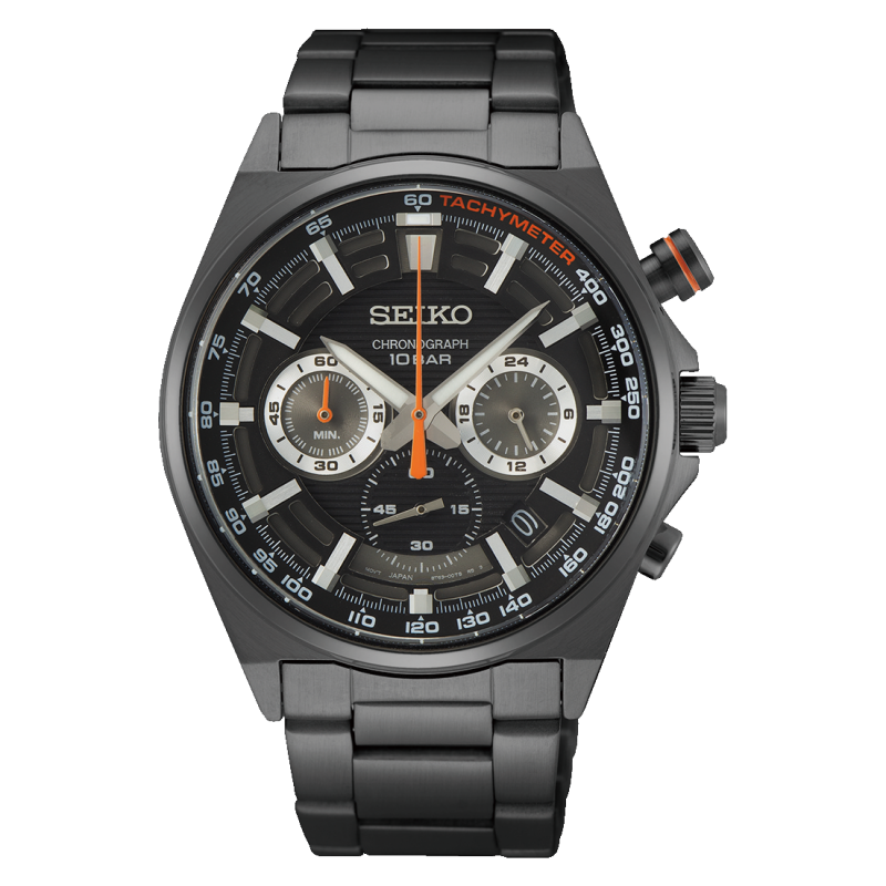 Seiko Neo Sport Montre Homme Chrono Acier Noir SSB399P1 Seiko Neo Sport Montre Homme Chrono Acier Noir SSB399P1