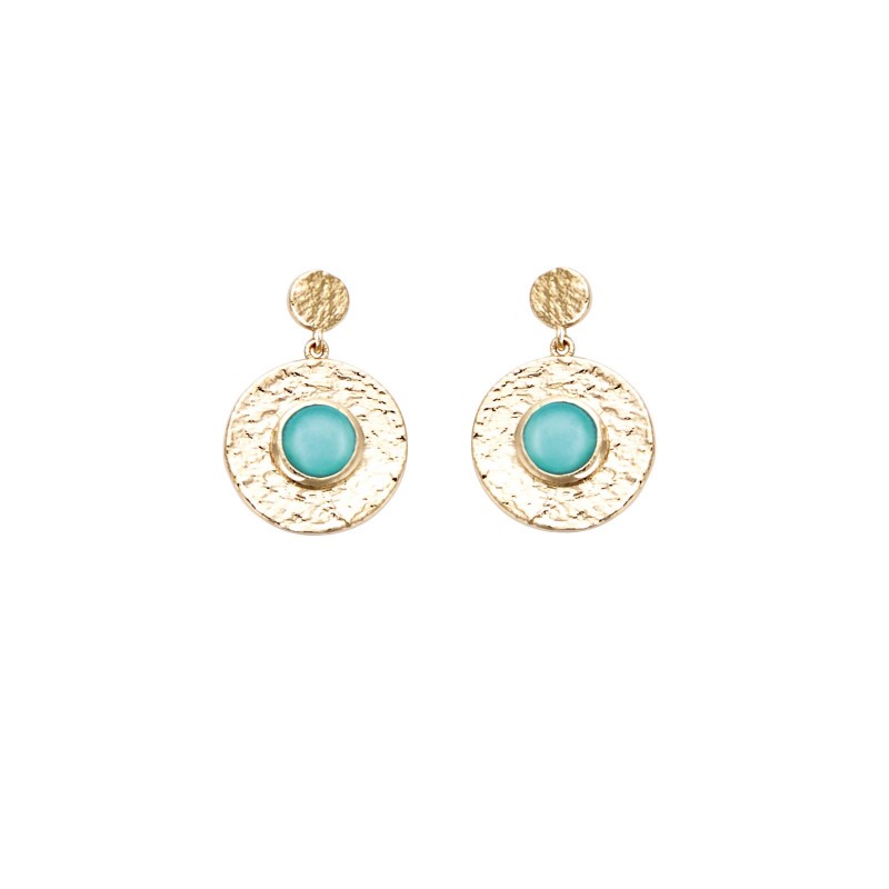 Go Girl Mademoiselle Boucles D'Oreilles Femme Doré - 606554