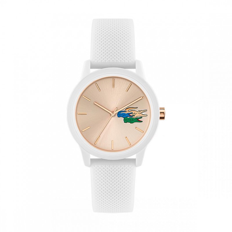 Lacoste 12.12 Holiday Capsule Montre Femme Silicone Blanc 2001183 Lacoste 12.12 Holiday Capsule Montre Femme Silicone Blanc 2001183