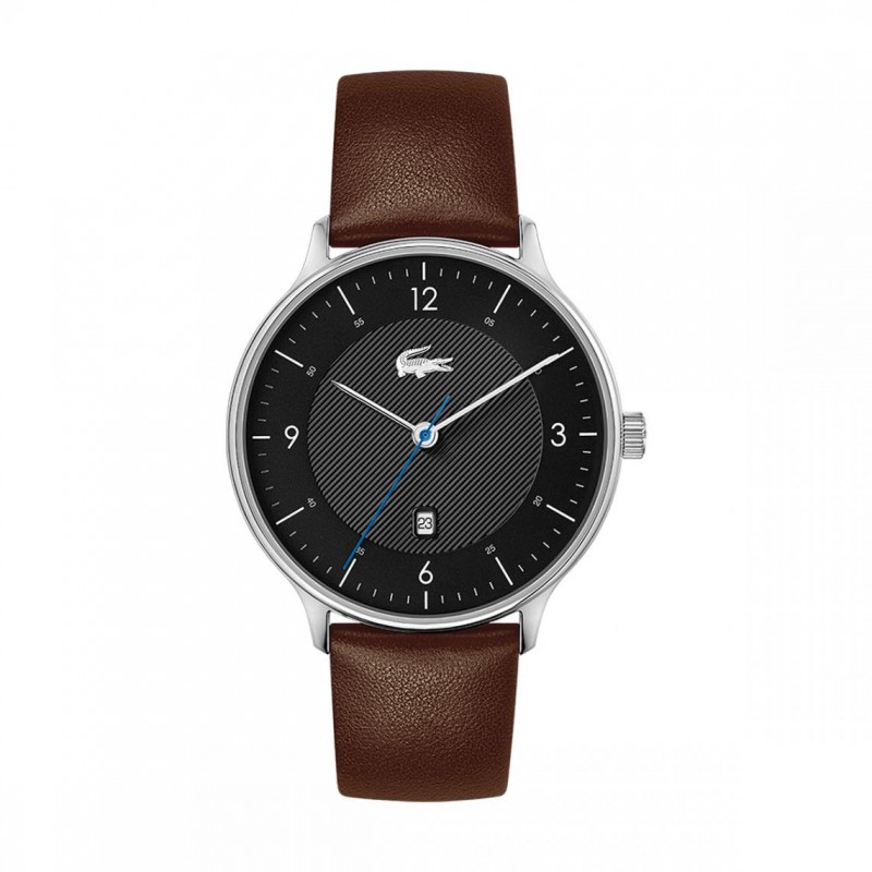 Lacoste Club Montre Homme Acier Cuir Marron 2011116