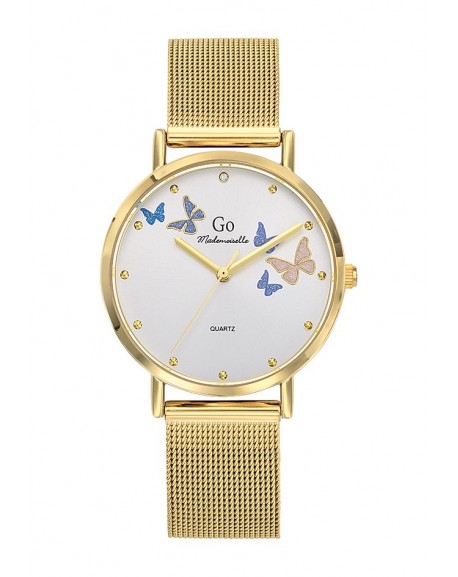 Go Girl Montre Femme Acier Doré Milanais 695395