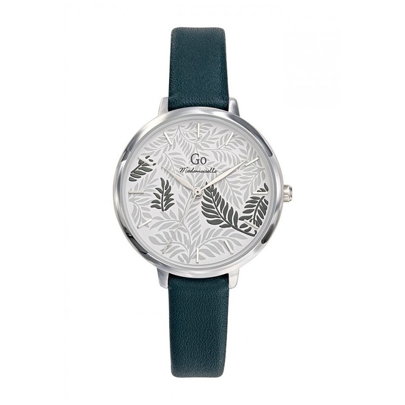 Go Girl Montre Femme Acier Cuir Vert 699411
