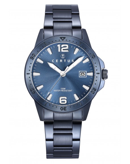 Certus Montre Homme Acier Bleu 616483