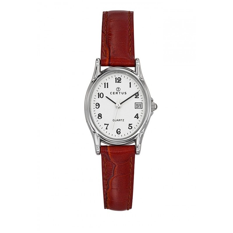 Certus Montre Femme Acier Cuir Marron 644523 Certus Montre Femme Acier Cuir Marron 644523