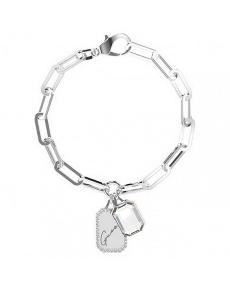 Guess Crystal Tag Bracelet Acier JUBB01134JWRHS